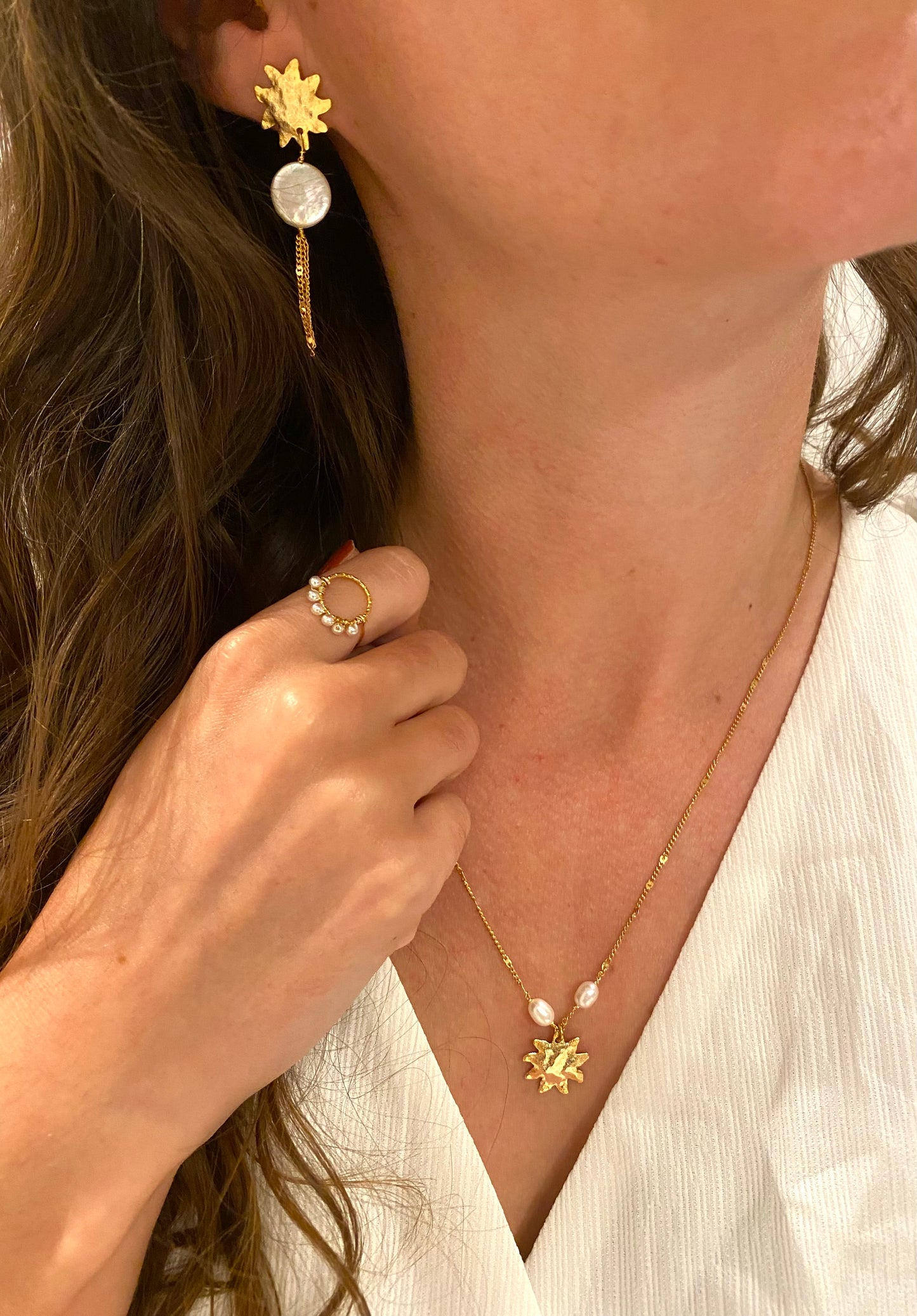 Boucles d'oreilles Hélios