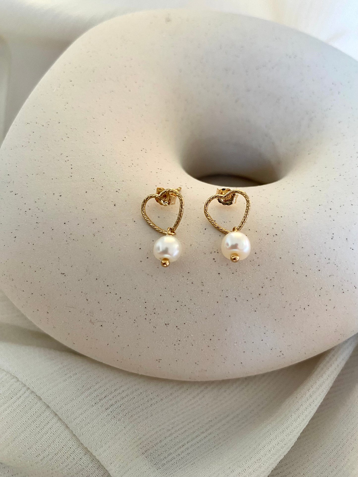 Boucles d'oreilles Milano - or laminé